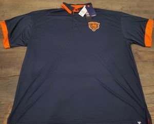 FANATICS CHICAGO BEARS POLO SHIRT MENS